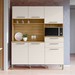 Cozinha Compacta Montesa 6 Portas 2 Gavetas Freijó/Soft - Kits Paraná
