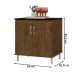 Balcão de Cozinha 78 Cm Pratico 2 Portas Jequitiba/Preto - J&a Móveis
