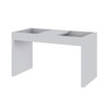 Mesa de Canto Multifuncional Book Branco - Caemmun