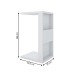 Mesa de Canto Multifuncional Book Branco - Caemmun