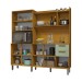 Cozinha Compacta Jean 10 Portas 2 Gavetas Cinamomo/Verde Menta - Chf Móveis