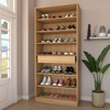 Sapateira Rubi 2 Portas com Espelho 1 Gaveta para 15 Pares de Sapato Amêndola Touch - Panorama Móveis
