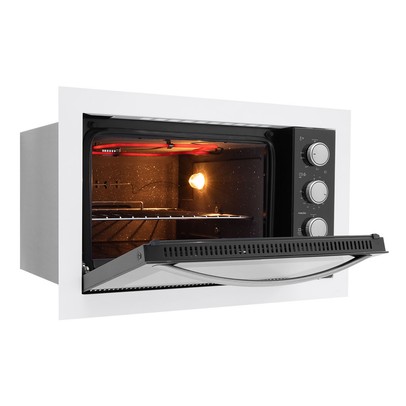Forno Elétrico Fit Line Embutir 48l 127v Branco - Fischer