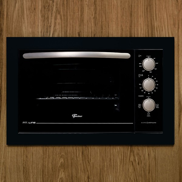 Forno Elétrico Fit Line Embutir 48l 220v Preto - Fischer