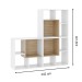 Nicho Organizador Sonho 12 Prateleiras Branco/Aveiro - Movelbras