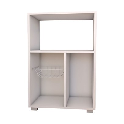 Armário de Cozinha 1 Porta Fruteira com Cesto Branco - Panorama Móveis