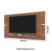 Painel para TV Até 65 Polegadas Roma Freijo Rustico Green Fosco - Atualle Móveis
