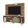 Rack com Painel para TV Até 60 Polegadas Roma 1 Porta Freijo Rustico Green Fosco - Atualle Móveis