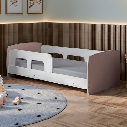 Cama Infantil Montessoriana Ninho Rosa - Movelbras