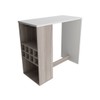 Bancada de Cozinha Ad5003 Carvalho/Branco - Tecno Mobili