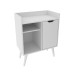 Aparador 1 Porta 1 Prateleira Ap2310 Branco - Tecno Mobili