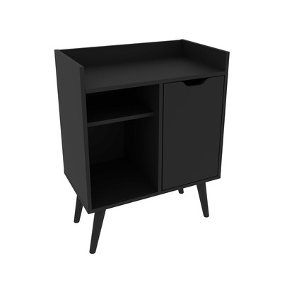 Aparador 1 Porta 1 Prateleira Ap2310 Preto - Tecno Mobili