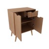 Armário de Banheiro 2 Portas 1 Gaveta Bn3637 Amêndoa - Tecno Mobili