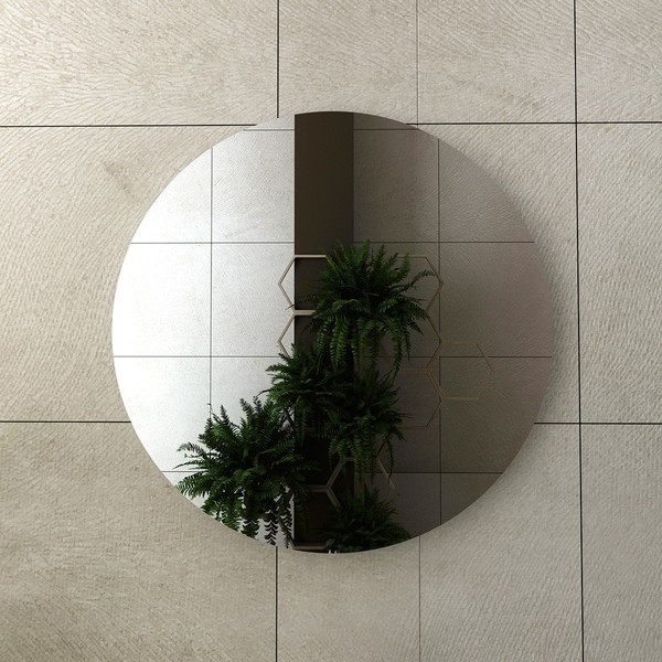 Espelho Decorativo Redondo 60 Cm Bn3640 - Tecno Mobili