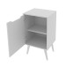 Armário de Banheiro 1 Porta Bn3641 Branco - Tecno Mobili
