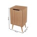 Armário de Banheiro 1 Porta Bn3641 Amêndoa - Tecno Mobili