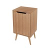 Armário de Banheiro 1 Porta Bn3641 Amêndoa - Tecno Mobili