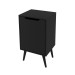 Armário de Banheiro 1 Porta Bn3641 Preto - Tecno Mobili