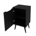 Armário de Banheiro 1 Porta Bn3641 Preto - Tecno Mobili