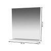 Espelho Decorativo 46,5 X 45 Cm Bn3642 Branco - Tecno Mobili