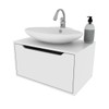 Armário de Banheiro 1 Porta Bn3646 Branco - Tecno Mobili