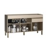 Balcão de Cozinha para Pia 150 Cm Line 3 Portas 1 Gaveta Vanilla - Kits Paraná