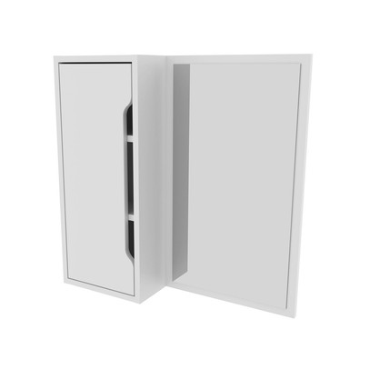 Armário de Banheiro 1 Porta com Espelho Bn3648 Branca - Tecno Mobili