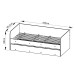 Cama Solteiro Bicama Cm8032 Branca - Tecno Mobili