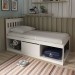 Cama Solteiro 1 Porta Cm8037 Branca - Tecno Mobili
