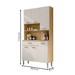 Armário de Cozinha Apolo 6 Portas 1 Gaveta Freijó/Soft - Kits Paraná