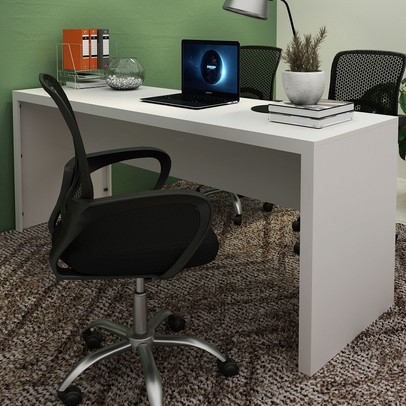 Mesa para Escritório Me4185 Branco - Tecno Mobili
