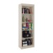 Estante para Livros Sapiranga 4 Prateleiras Off White - Atualle Móveis