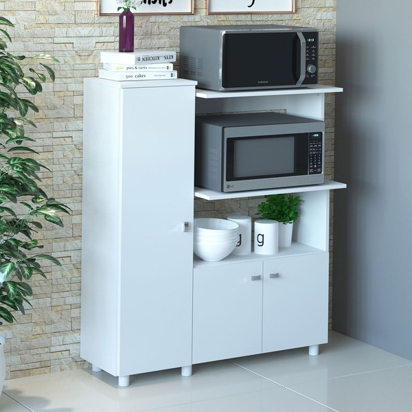 Armário de Cozinha 3 Portas 1 Prateleira Bl3310 Branco - Tecno Mobili