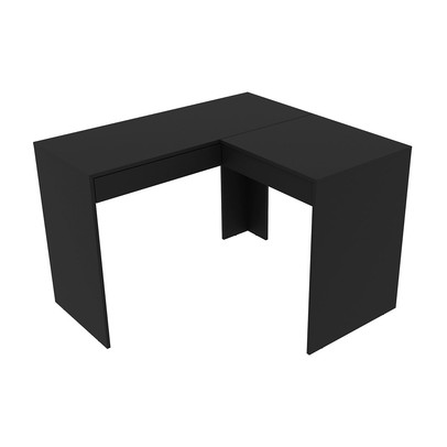 Penteadeira com Espelho 1 Gaveta Pe2020 Preta - Tecno Mobili