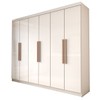 Guarda-Roupa Casal Odisseia 6 Portas 2 Gavetas Branco - Panorama Móveis