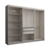 Guarda-Roupa Casal Odisseia 6 Portas 2 Gavetas Branco - Panorama Móveis