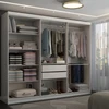 Guarda-Roupa Casal Odisseia 6 Portas 2 Gavetas com Espelho Branco - Panorama Móveis