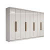 Guarda-Roupa Casal Odisseia 8 Portas 4 Gavetas Branco - Panorama Móveis
