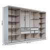 Guarda-Roupa Casal Odisseia 8 Portas 4 Gavetas Branco - Panorama Móveis