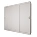 Guarda-Roupa Solteiro Triunfo 3 Portas 2 Gavetas Branco - Panorama Móveis