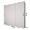 Guarda-Roupa Solteiro Triunfo 3 Portas 2 Gavetas Branco - Panorama Móveis