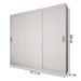 Guarda-Roupa Solteiro Triunfo 3 Portas 2 Gavetas Branco - Panorama Móveis