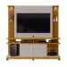 Estante para TV Até 60 Polegadas York com Led 2 Portas Ripado Naturalle/Off-White- Móveis Bechara