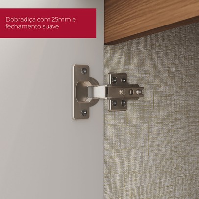 Bancada de Cozinha Kit Ilha Gourmet Requinte 3 Portas 2 Gavetas Ripado Nature/Areia - Henn