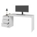 Mesa Escrivaninha Infantil 3 Gavetas Branco - Brv