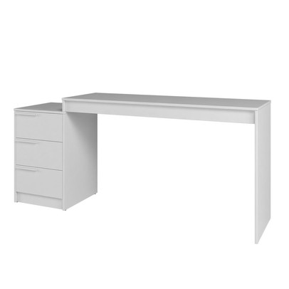 Mesa Escrivaninha Infantil 3 Gavetas Branco - Brv