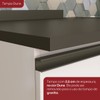 Bancada de Cozinha Kit Ilha Gourmet Condi Connect 2 Portas 3 Gavetas Ripado Duna/Off White - Henn