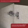 Bancada de Cozinha Kit Ilha Gourmet Condi Connect 2 Portas 3 Gavetas Ripado Duna/Cristal - Henn