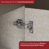 Bancada de Cozinha Kit Ilha Gourmet Connect 2 Portas 3 Gavetas Ripado Duna/Cristal - Henn