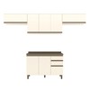 Cozinha Compacta Connect 8 Portas 2 Gavetas 100% Mdf Off White - Henn